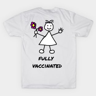 Cute Girl Fully Vaccinated T-Shirt